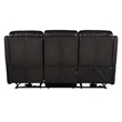 Hamilton Power Sofa with Power Headrest in Gray Leather by Hooker Furnishings