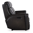 Hamilton Power Sofa with Power Headrest in Gray Leather by Hooker Furnishings