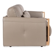 Meridian Sofa in Gray Top Grain Leather by Hooker Furnishings