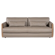 Meridian Sofa in Gray Top Grain Leather by Hooker Furnishings