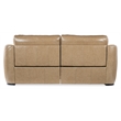 Wayward Power Sofa w/Power Headrest in Brown Leather by Hooker Furnishings