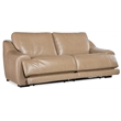 Wayward Power Sofa w/Power Headrest in Brown Leather by Hooker Furnishings