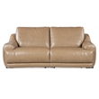 Wayward Power Sofa w/Power Headrest in Brown Leather by Hooker Furnishings