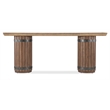 Vineyard Row Console Table in Dark Brown Wood by Hooker Furnishings