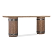 Vineyard Row Console Table in Dark Brown Wood by Hooker Furnishings