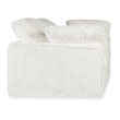 Barefoot Mega Plush 2-Seat Sofa in White Fabric by Hooker Furnishings