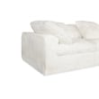 Barefoot Mega Plush 2-Seat Sofa in White Fabric by Hooker Furnishings