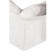 Barefoot Mega Plush 3-Seat Sofa in White Fabric by Hooker Furnishings