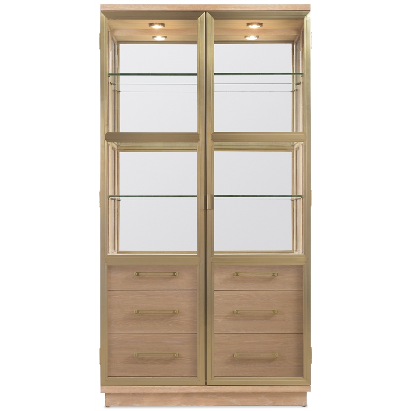 Banyon Bay Display Cabinet in Natural Wood by Hooker Furnishings