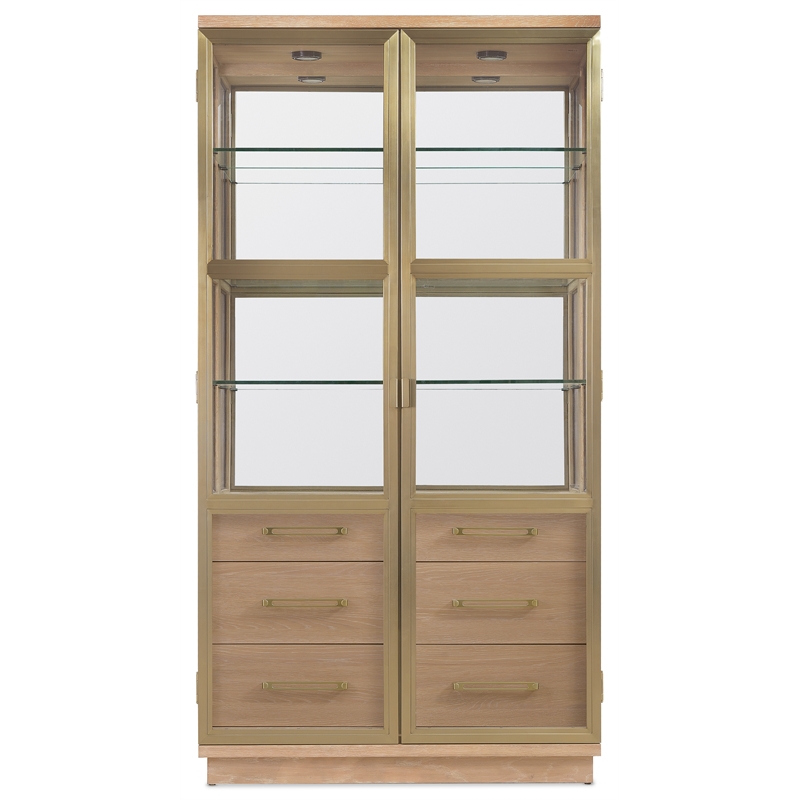 Banyon Bay Display Cabinet in Natural Wood by Hooker Furnishings