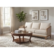 Enveyed Stationary Sofa with Beige Fabric by Hooker Furnishings