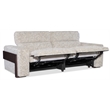 Atlas Power 2 Seat Sofa with Power Headrest with Cream Fabric by Hooker