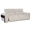 Atlas Power 2 Seat Sofa with Power Headrest with Cream Fabric by Hooker