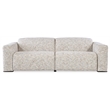 Atlas Power 2 Seat Sofa with Power Headrest with Cream Fabric by Hooker