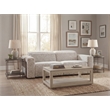 Atlas Power 2 Seat Sofa with Power Headrest with Cream Fabric by Hooker