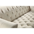 Nicolla Stationary Sofa with Beige Fabric by Hooker Furnishings