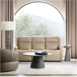 Nelson Beige Leather Zero Gravity Power Sofa with Power Headrests and Lumbar