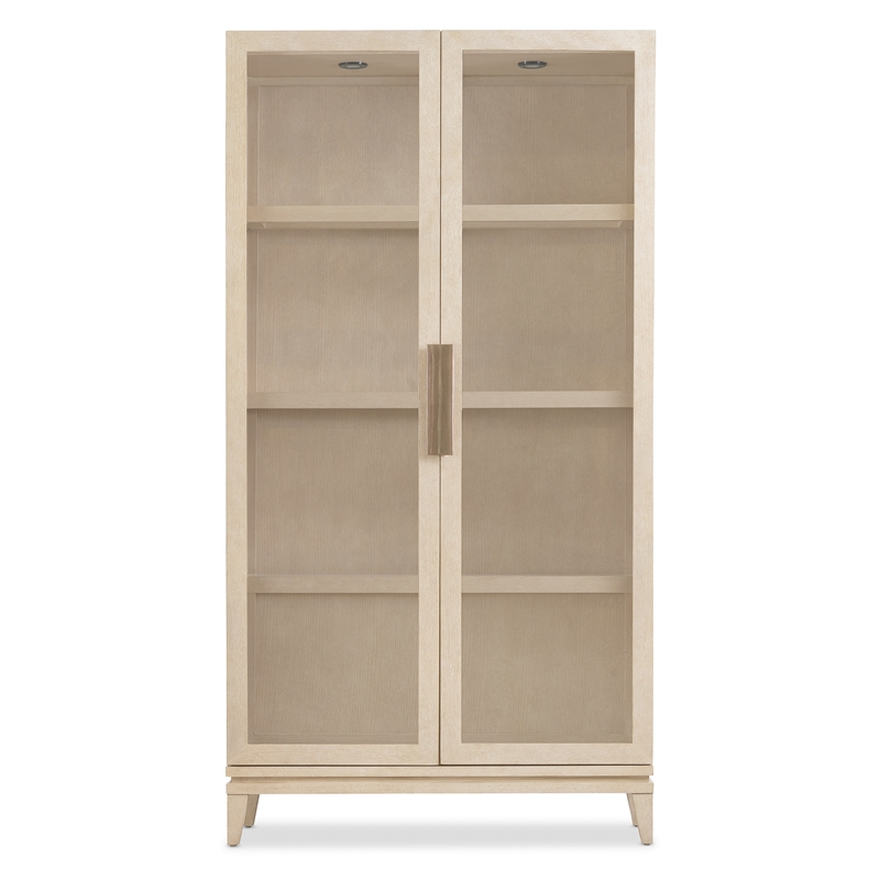Hooker Furniture Westwood Display Cabinet in Natural Wood