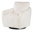 Bonnie Swivel Chair with Power Footrest with White Fabric by Hooker Furnishings
