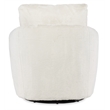 Bonnie Swivel Chair with Power Footrest with White Fabric by Hooker Furnishings
