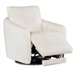 Bonnie Swivel Chair with Power Footrest with White Fabric by Hooker Furnishings