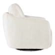 Bonnie Swivel Chair with Power Footrest with White Fabric by Hooker Furnishings