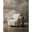 Bonnie Swivel Chair with Power Footrest with White Fabric by Hooker Furnishings