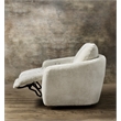 Bonnie Swivel Chair with Power Footrest with White Fabric by Hooker Furnishings