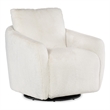 Bonnie Swivel Chair with Power Footrest with White Fabric by Hooker Furnishings