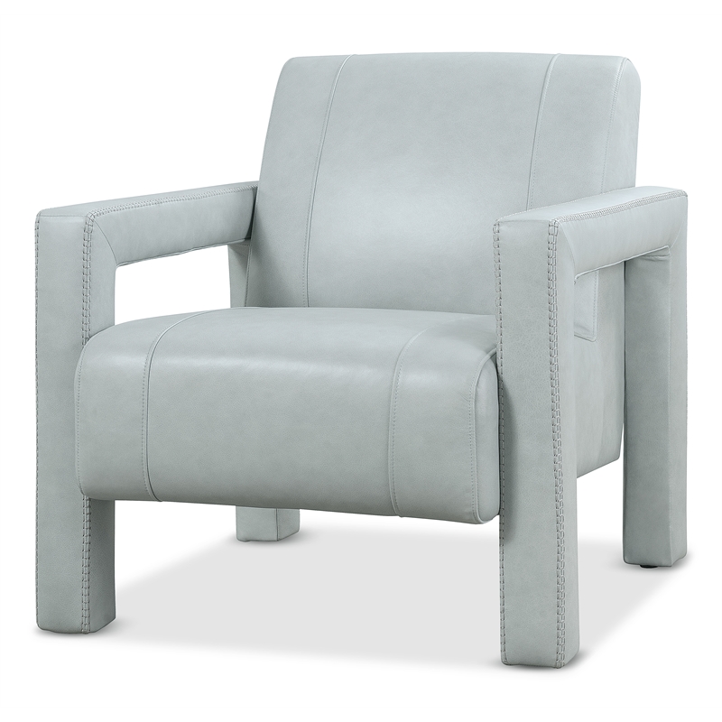 Covette Accent Chair with Blue Leather by Hooker Furnishings