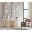 Westwood Console Table with Stone Top on a Natural Wood Base by Hooker