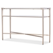 Melange Jen Console Table with White Stone Top by Hooker Furnishings