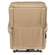Carroll Beige Leather Power Recliner with Power Headrest & Lumbar & Lift