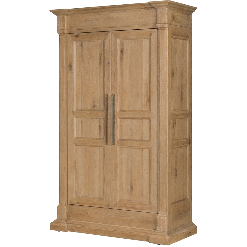 Driftwood Bar-Pull Wardrobe in Light Brown Wood by Hooker Furniture