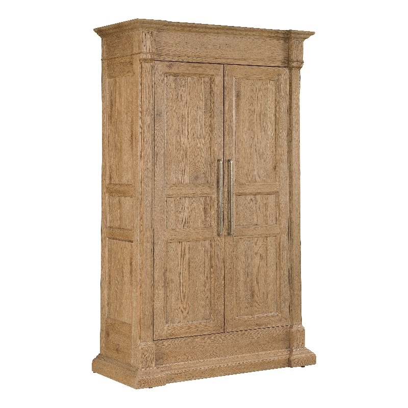 Driftwood Bar-Pull Wardrobe in Light Brown Wood by Hooker Furniture