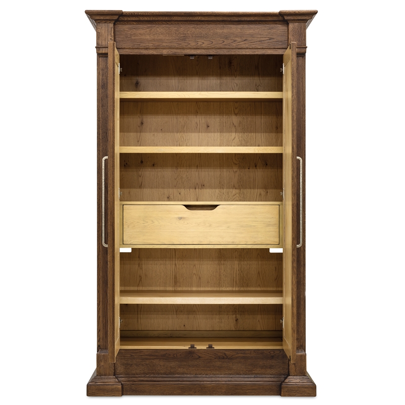 Driftwood Bar-Pull Wardrobe in Brown Wood by Hooker Furniture