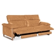Jericho Power Sofa with Power Headrest in Brown Leather by Hooker Furniture