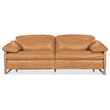 Jericho Power Sofa with Power Headrest in Brown Leather by Hooker Furniture