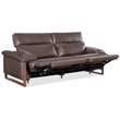 Jericho Power Sofa with Power Headrest in Brown Leather by Hooker Furniture