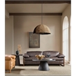 Jericho Power Sofa with Power Headrest in Brown Leather by Hooker Furniture