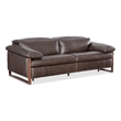 Jericho Power Sofa with Power Headrest in Brown Leather by Hooker Furniture