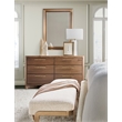 Eleana 6- Drawer Dresser in Medium Wood Finish by Hooker Furniture