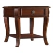 Hooker Furniture Brookhaven Wood Top End Table in Clear Cherry