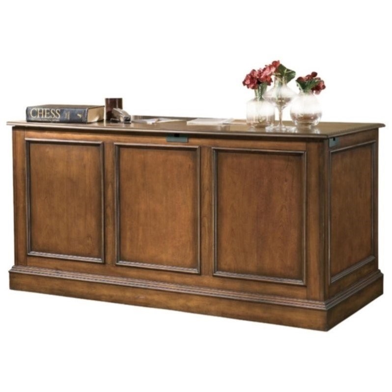 Seldens Home Furnishings Furniture Brookhaven 32 Computer Furniture Brookhaven Drawer Desk In Distressed Cherry
