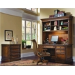 Brookhaven Leather Desk Office Chair in Medium Clear Cherry by Hooker Furniture