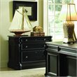 Telluride 2 Drawer Wood Lateral File Cabinet in Black by Hooker Furniture