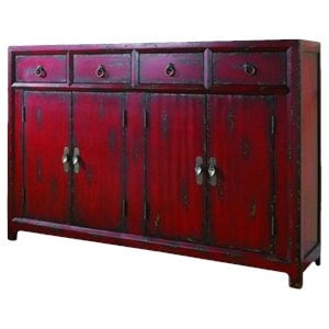 Seven Seas 58&quot Red Asian Wood Accent Chest by Hooker Furniture