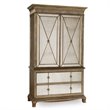 Hooker Furniture Sanctuary Mirror Armoire in Visage