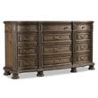 Hooker Furniture Rhapsody Twelve Drawer Triple Dresser and Mirror Set