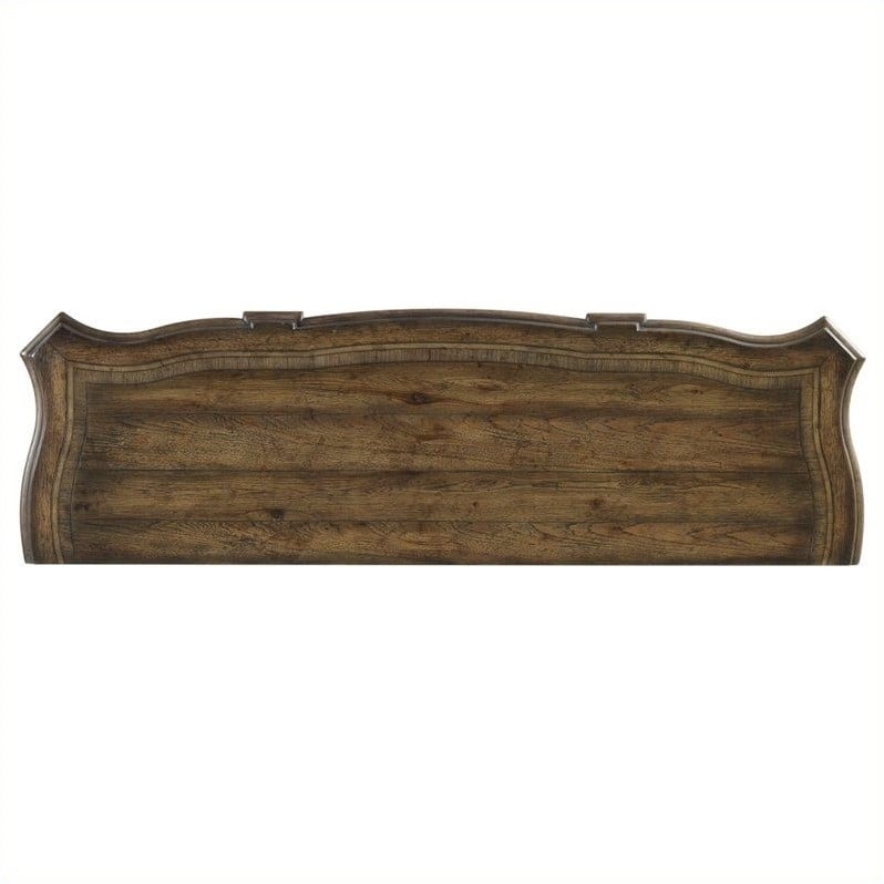 Hooker Furniture Rhapsody Twelve Drawer Triple Dresser in Walnut Wood Finish